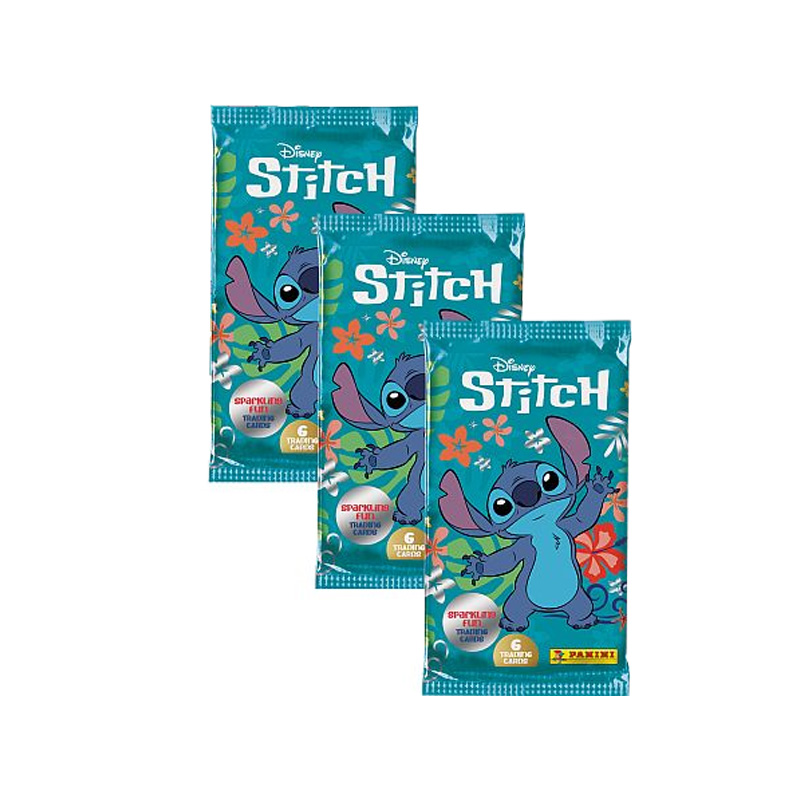 Disney Panini TC Stitch Blister de 3 Boosters 