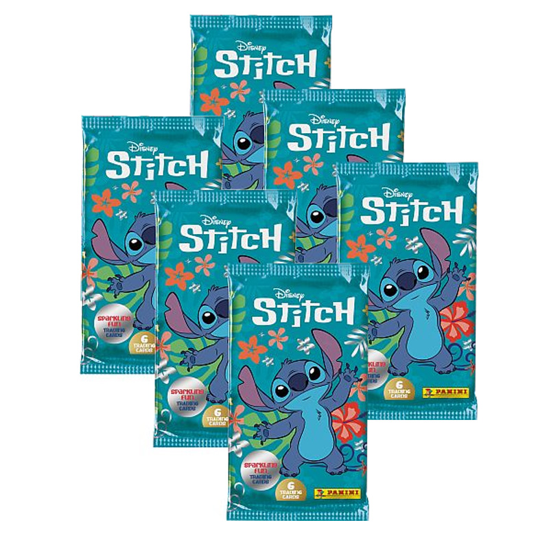 Disney Panini TC Stitch Blister 6 Pochettes + 1 Carte Ed Limitée