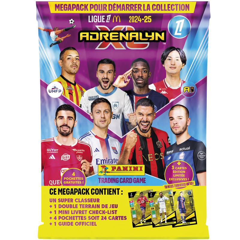 Foot Panini Adrenalyn Ligue 1 McDo 24-25 Starter Pack Classeur + Goodies