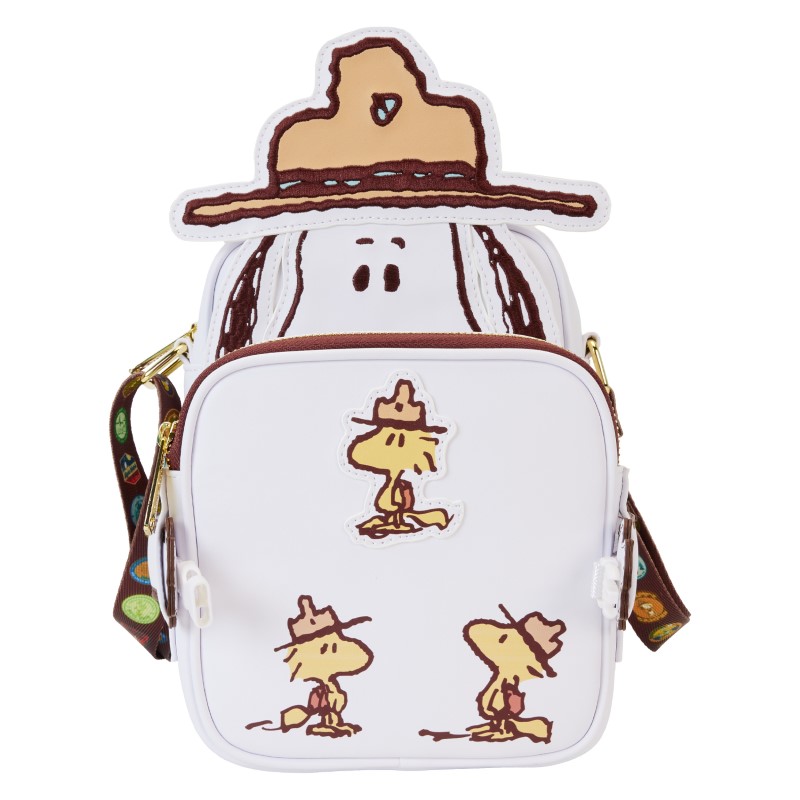 Peanuts Snoopy Loungefly Sacoche Pochette Detachable Snoopy Beagle Scout 