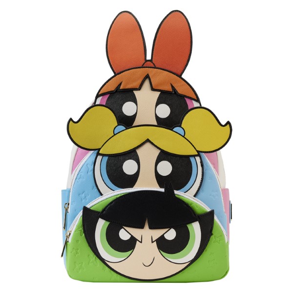 Super Nanas Loungefly Sac A Dos Power Puff Girls Triple Pocket 