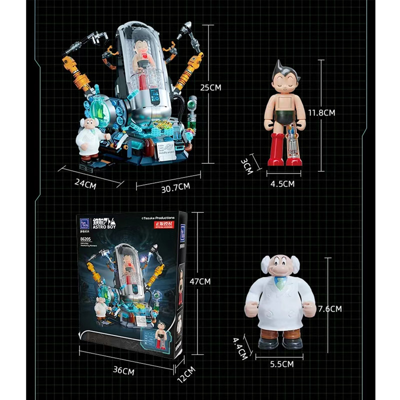 Astro Boy Pantasy Awakening Moment Light 25cm Set Astro Boy