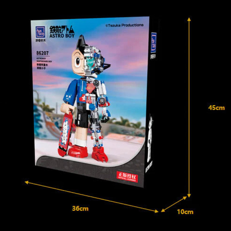 Astro Boy Pantasy The Skateboard Boy 32cm Set A Construire Astro Boy