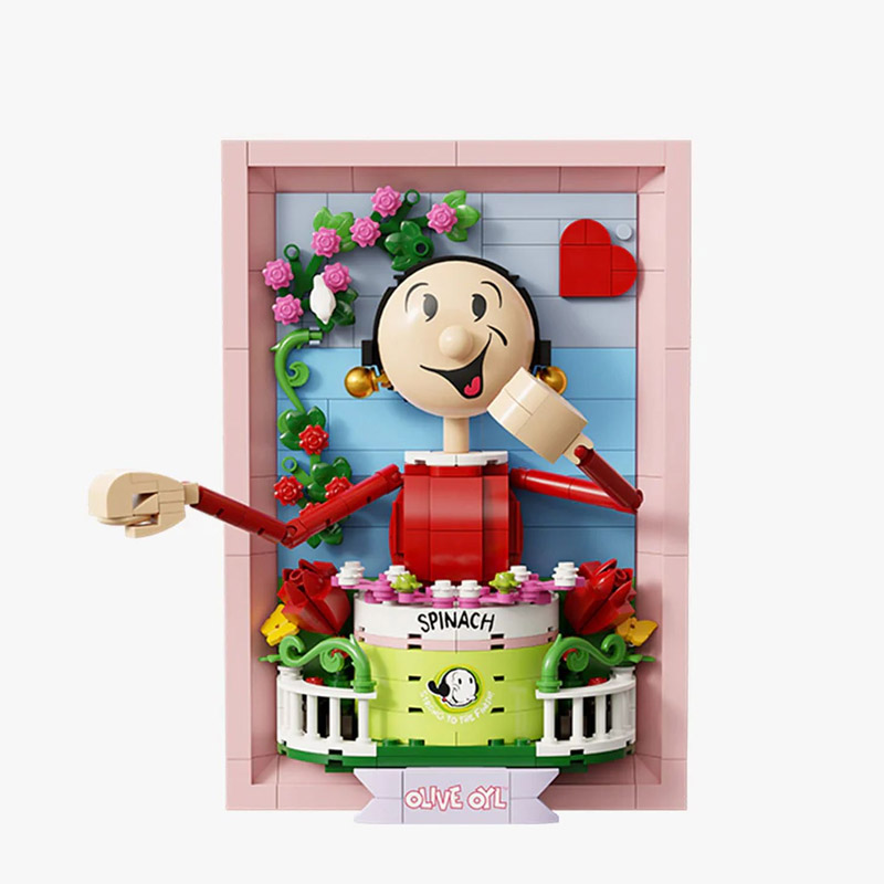 Popeye Pantasy Olive 3D Portrait 21cm Set A Construire