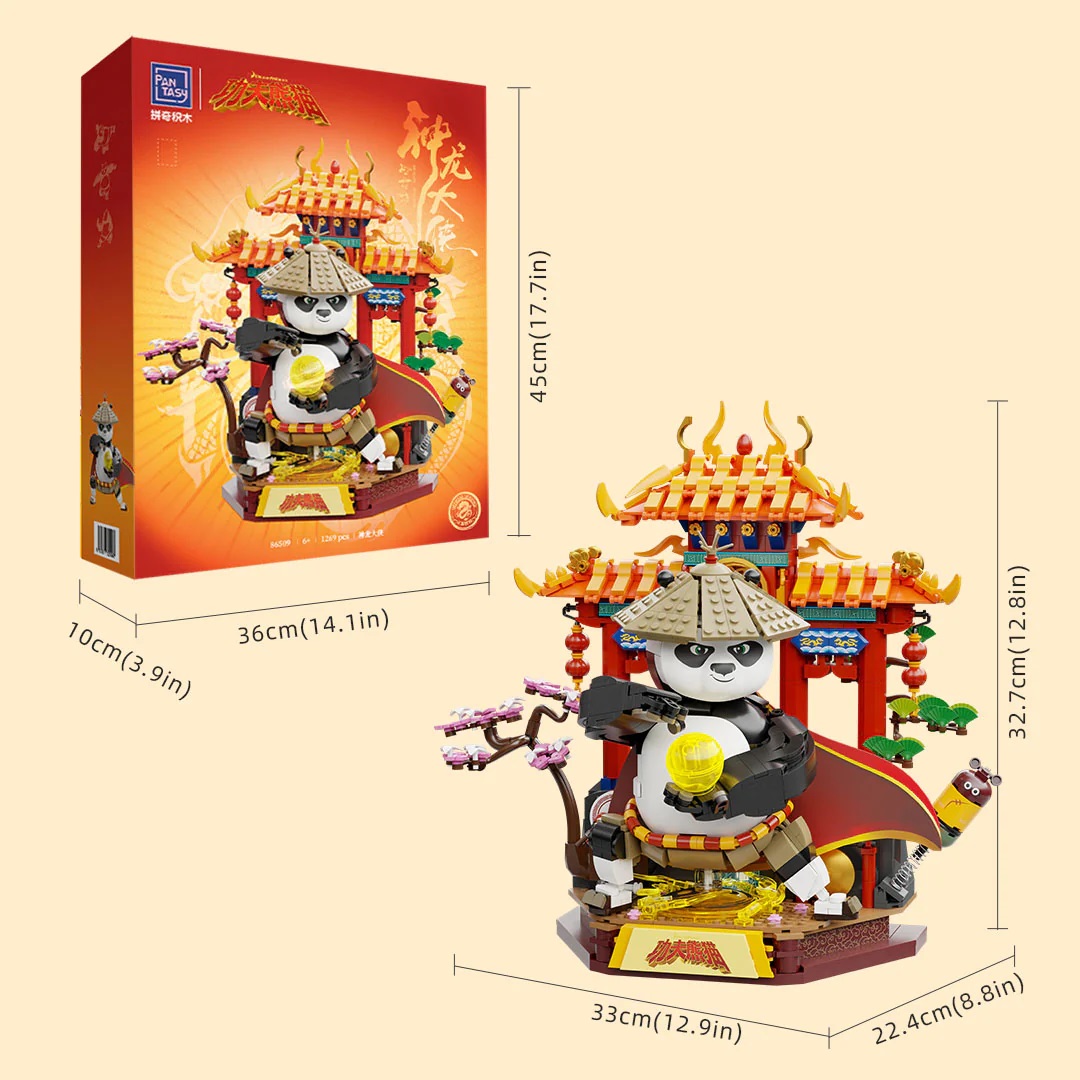 Kung Fu Panda Pantasy Kung Fu Panda Dragon Warrior 33cm