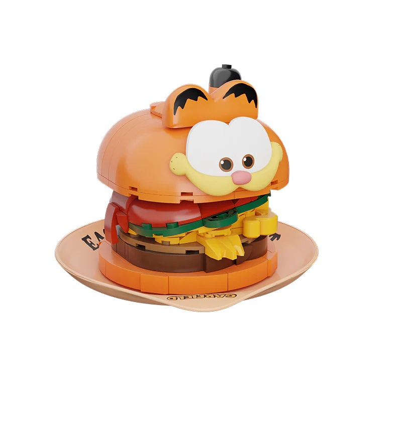 Garfield Foodie Series Pantasy Garfield Hamburger 11cm