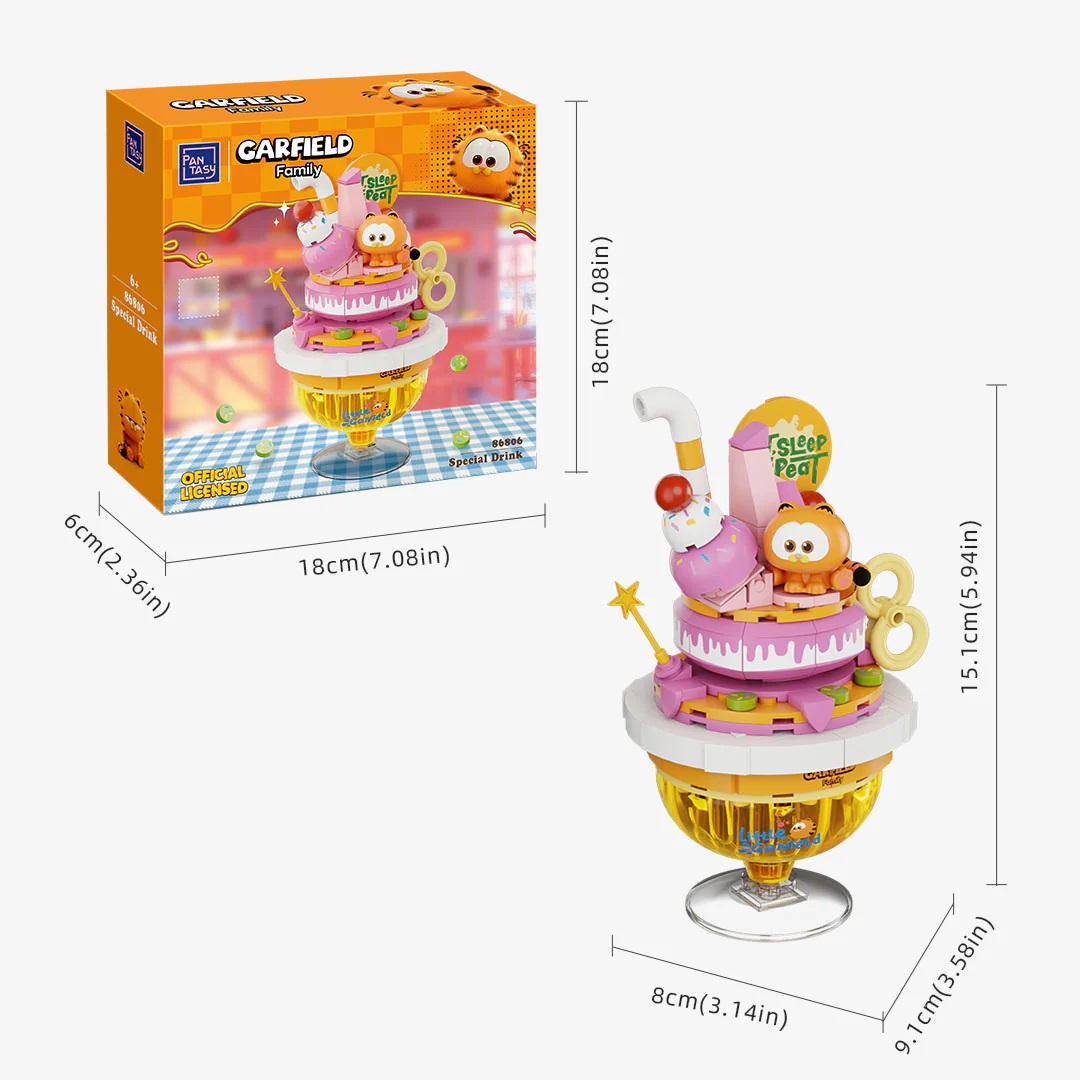 Garfield Foodie Series Pantasy Garfield Special Drink 15cm