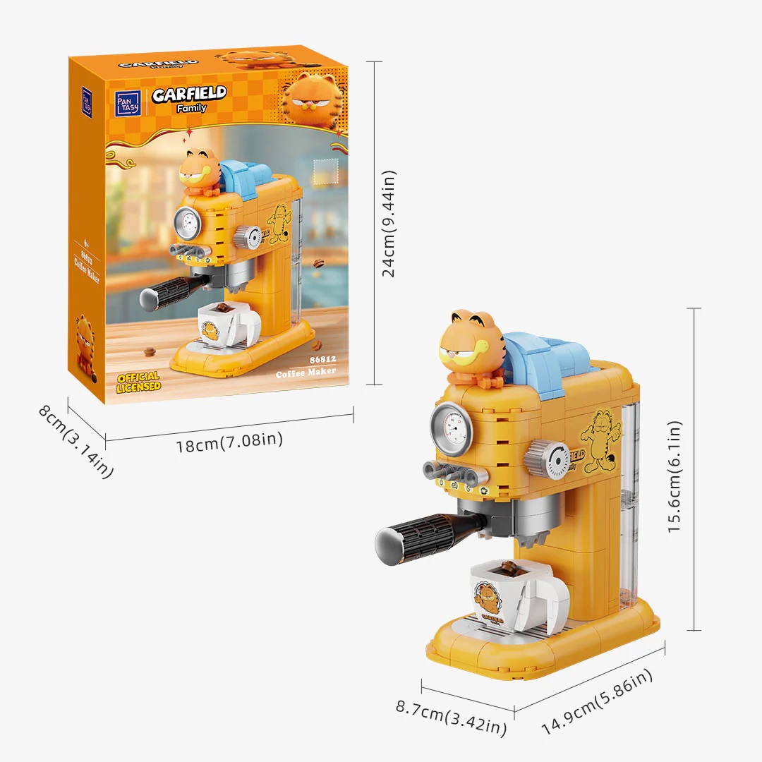 Garfield Fantastic Machines Series Pantasy Garfield Coffee Maker 15cm