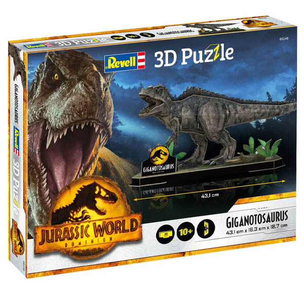 Jurassic World Dominion Puzzle 3D Giganotosaurus 