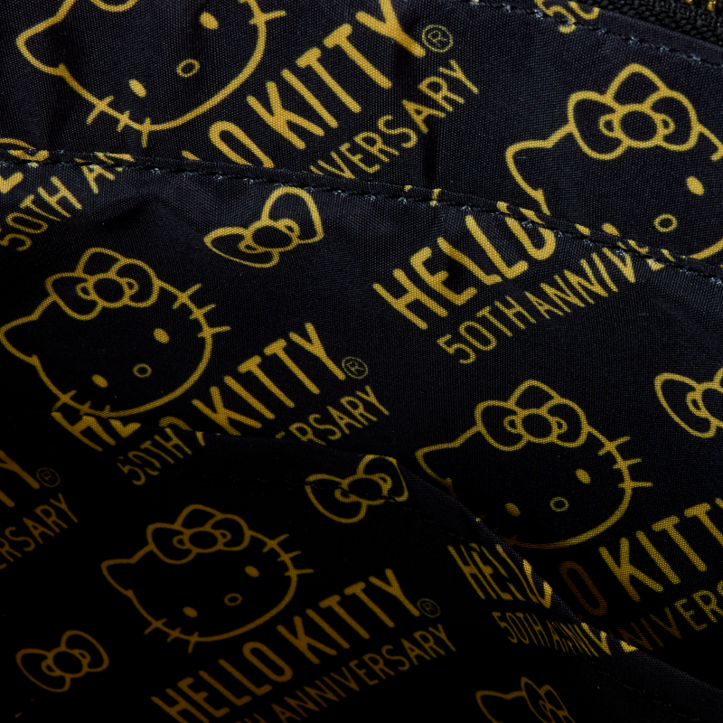 Hello Kitty Loungefly Sac à main 50Th Anniv Gold 