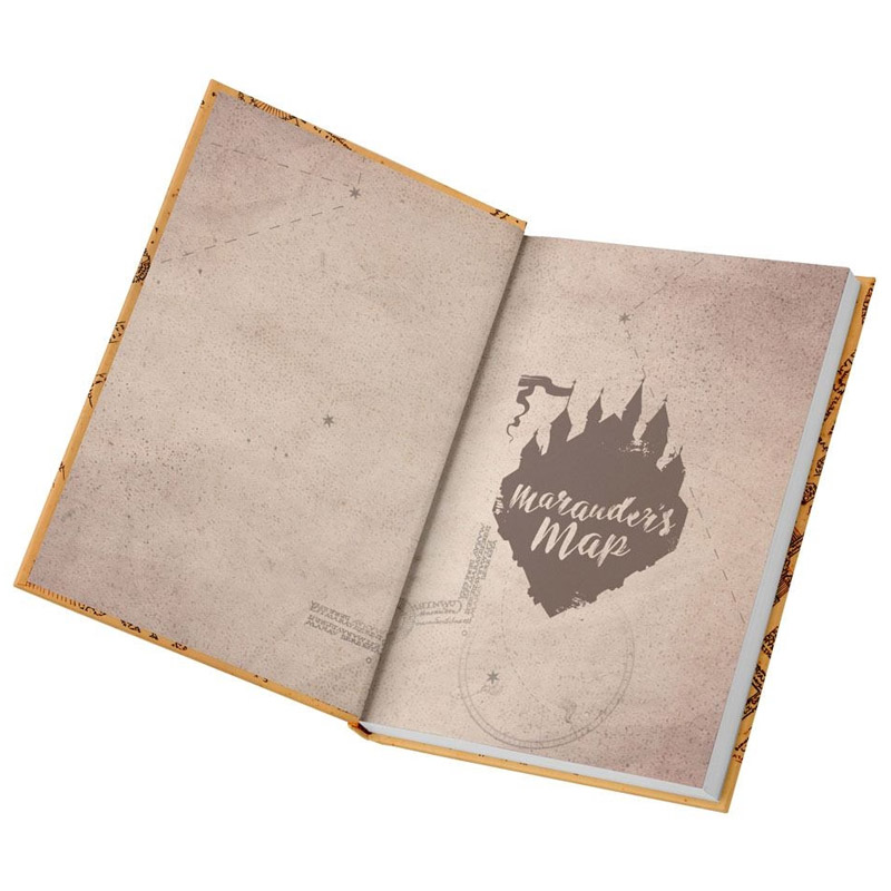 Harry Potter Notebook Lumineux Marauder Map