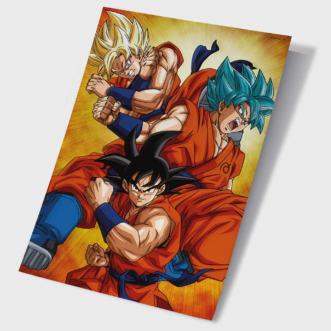 DBZ 3D Poster 40X60Cm Dragon Ball Champa Goku States