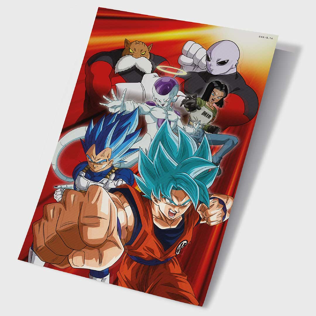 DBZ 3D Poster 40X60Cm Dragon Ball Universe Survival Battle