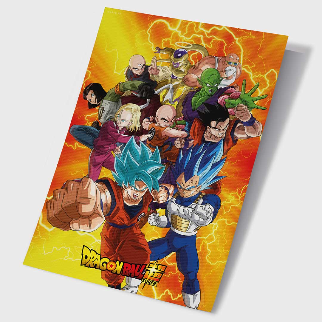 DBZ 3D Poster 40X60Cm Dragon Ball Universe Survival Heroes