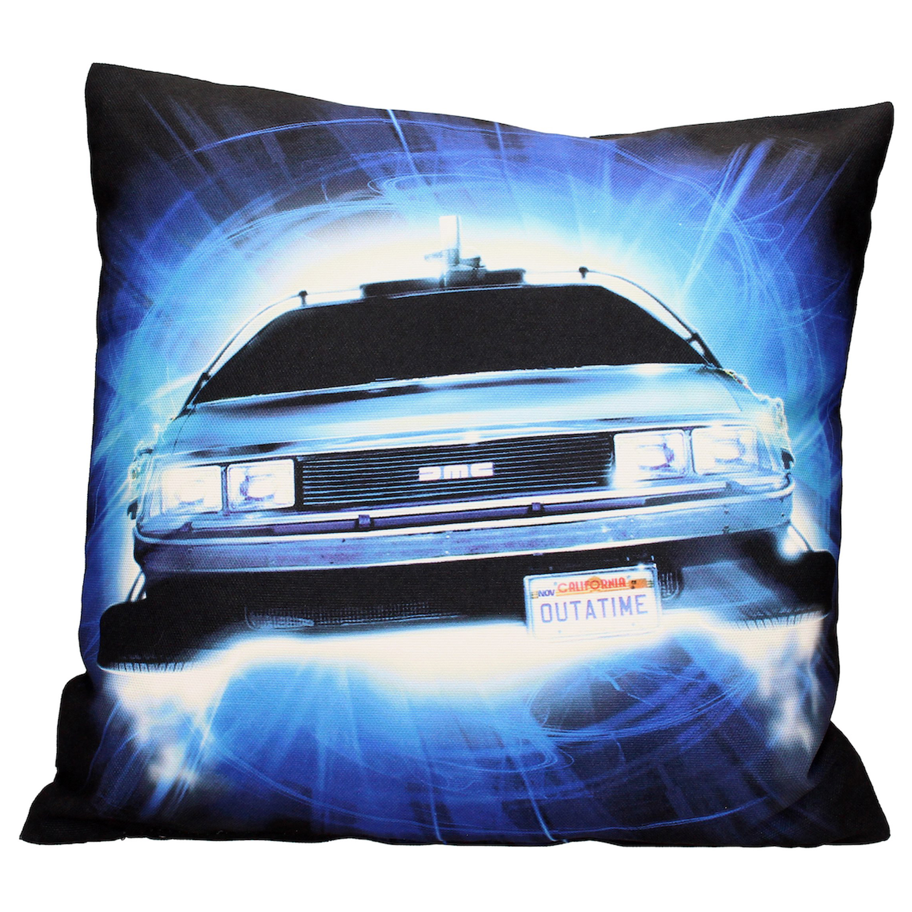 Retour Vers Le Futur Coussin 45X45cm Delorean Roads