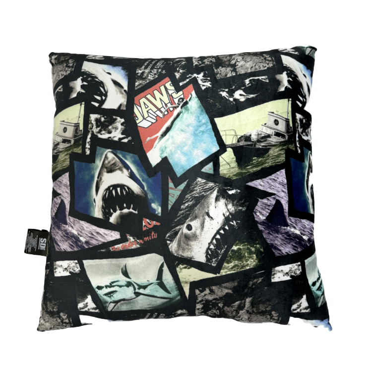 Jaws Coussin 45X45Cm Collage Poster 