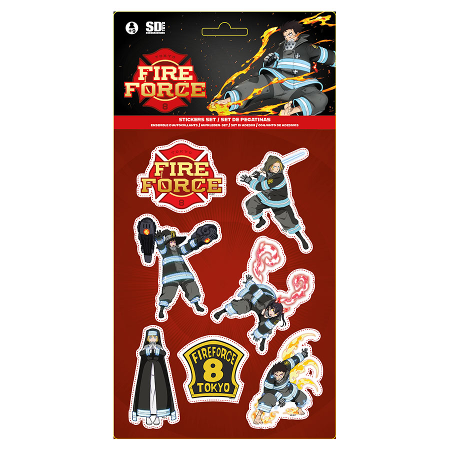 Fire Force Set Stickers