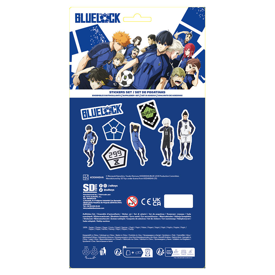 Blue Lock Set Stickers