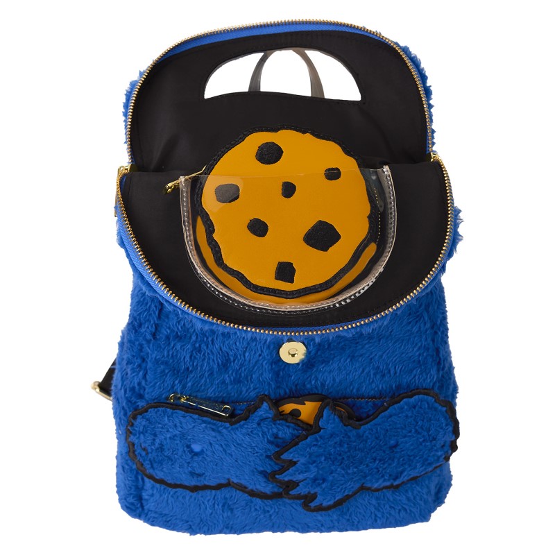 Sesame Street Loungefly Mini Sac A Dos Cookie Monster Plush