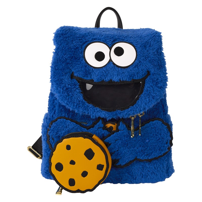 Sesame Street Loungefly Mini Sac A Dos Cookie Monster Plush