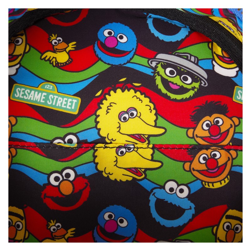 Sesame Street Loungefly Sac A Main Lenticular Retro Tv 