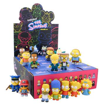 Simpsons mini figures boite présentoir x24