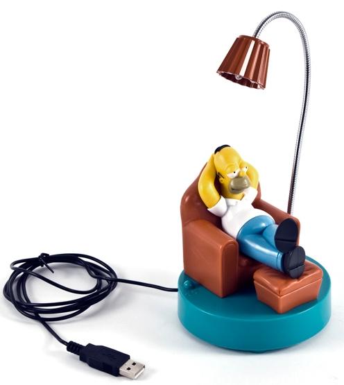 Simpsons Homer lampe de bureau usb