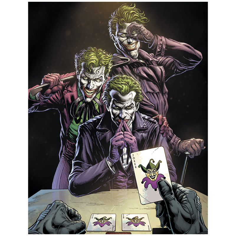 Dc Metal Plate Poster Metal Classix 30X40cm Three Joker 