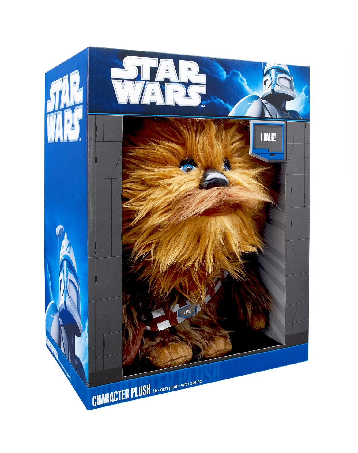 ID9 - SW Chewbacca Deluxe talking plush 37cm