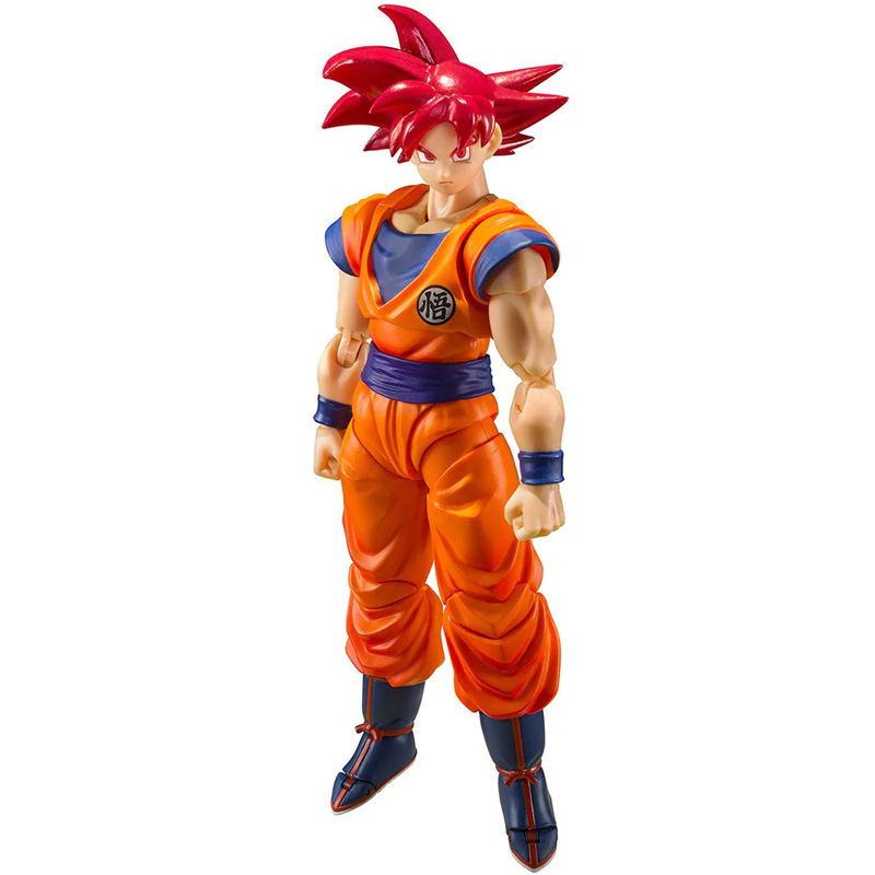 DBZ Super Sh Figuarts Super Saiyan God Son Goku God Of Virtue 14cm 