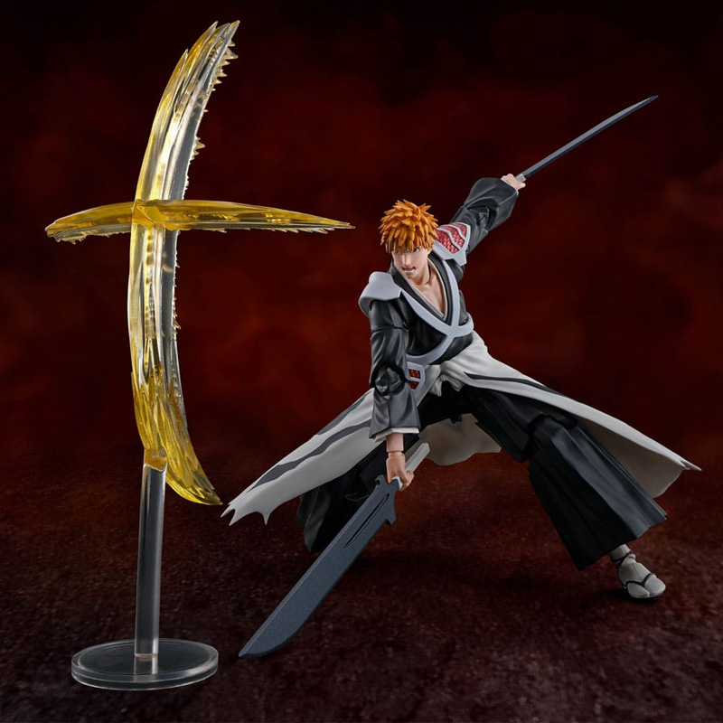 Bleach SH Figuarts Ichigo Kurosaki Dual Zangetsu Ver. 15,5cm