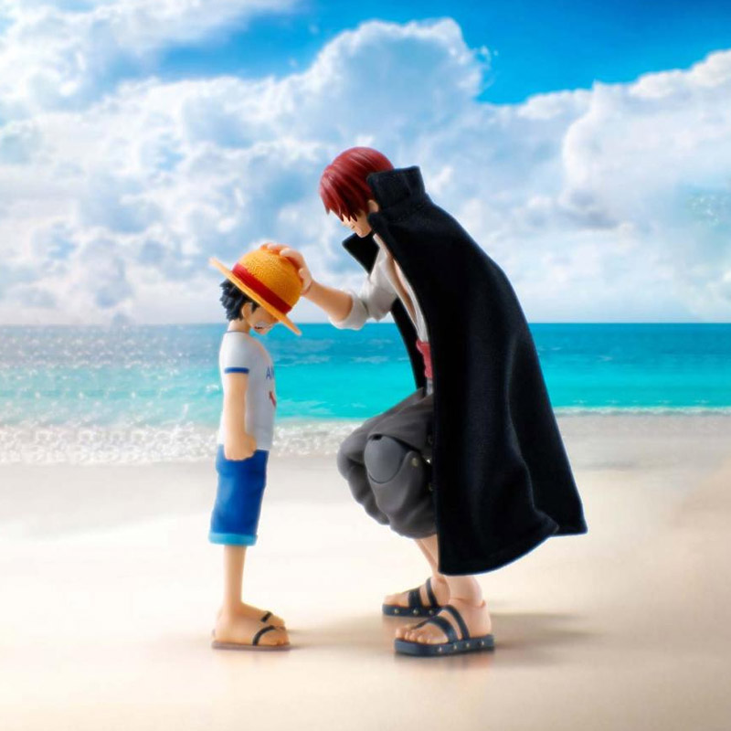 One Piece SH Figuarts Shanks & Luffy Childhood 16,5-10cm 