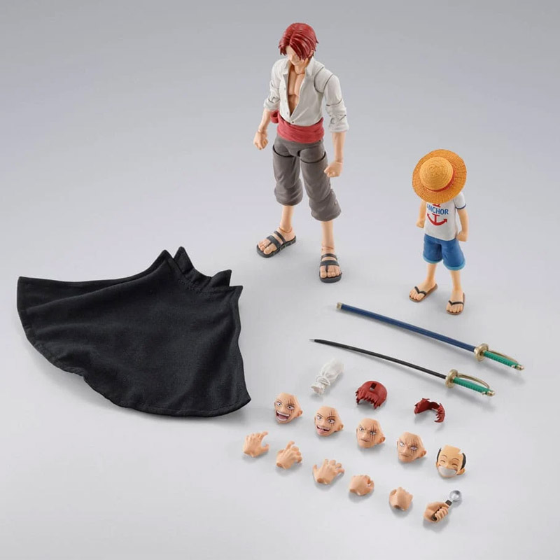 One Piece SH Figuarts Shanks & Luffy Childhood 16,5-10cm 