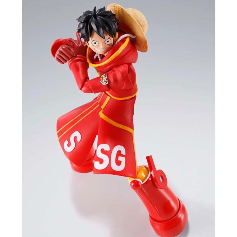 One Piece SH Figuarts Monkey D Luffy Future Island Egghead 15cm 