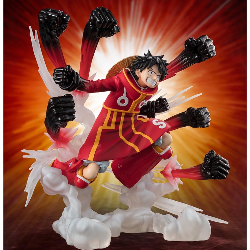 One Piece Figuarts Zero Luffy Gum Gum Hawk Gatling Extra Battle 18,5cm 