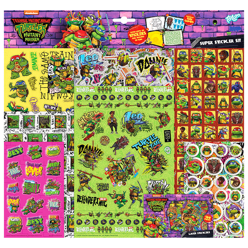 Tmnt Tortue Ninja Stickers Super Set