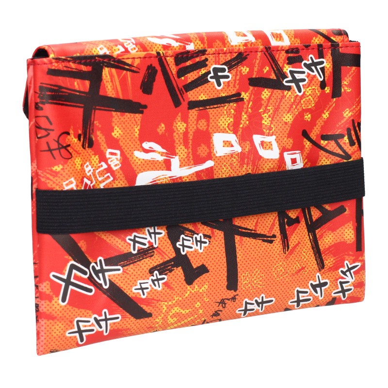 Etui De Protection Manga - Liseuse Kanjis Orange 24X22X3cm