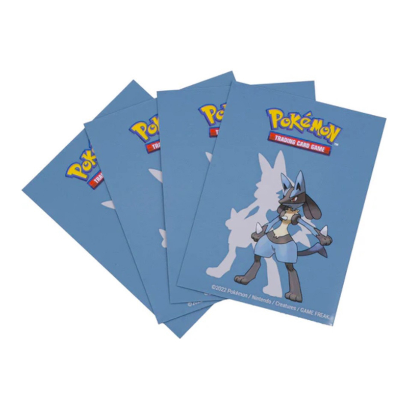 Pokemon Ultrapro Lucario Deck Protector Sleeves Paquet De 65pcs