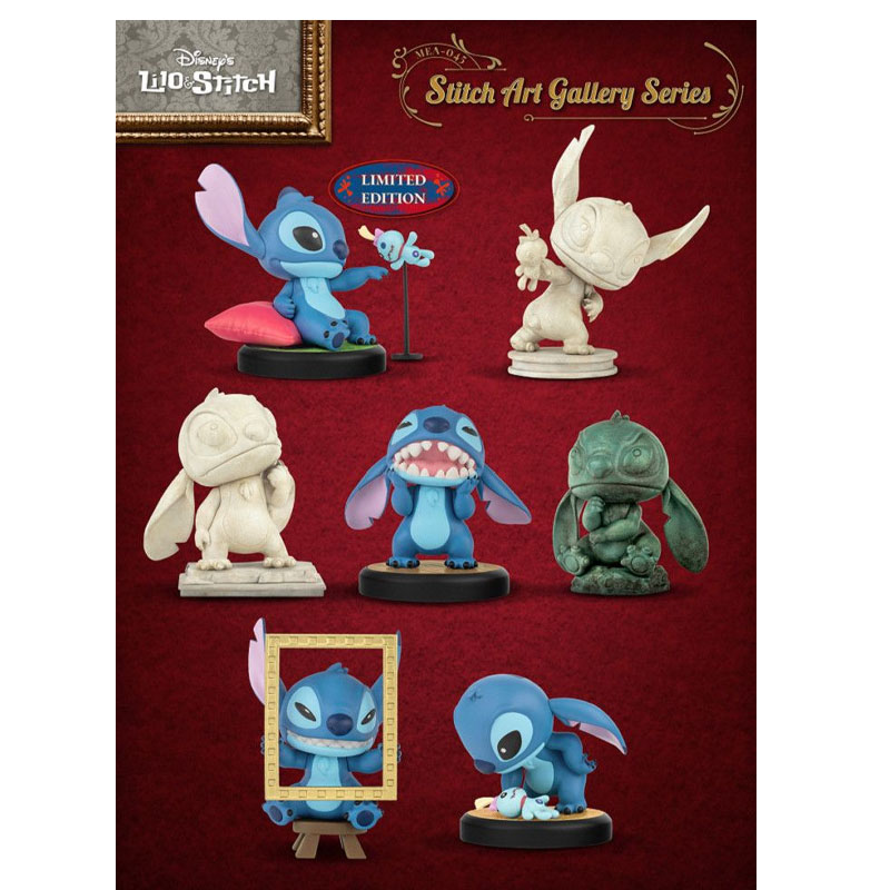 Disney Stitch Mystery Box Art Gallery Series Boite De 6pcs 