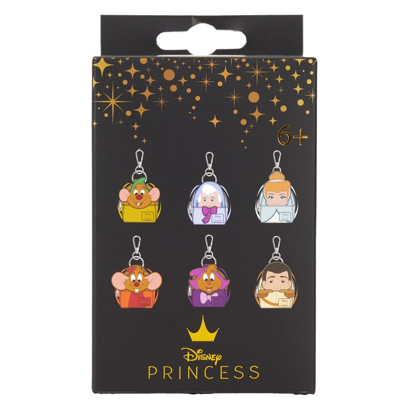 Disney Loungefly Mini Sac A Dos Charm Mystery Box 12Pcs Cinderella 75Th Anniv