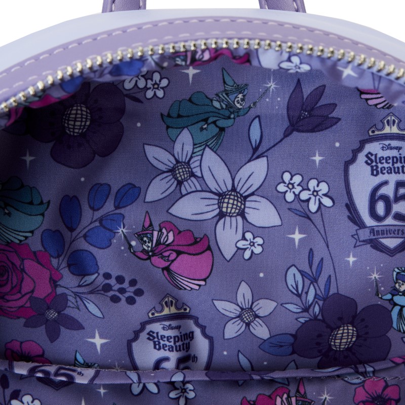 Disney Loungefly Mini Sac A Dos Belle aux Bois Dormant Sleeping Beauty 65Th Anniv