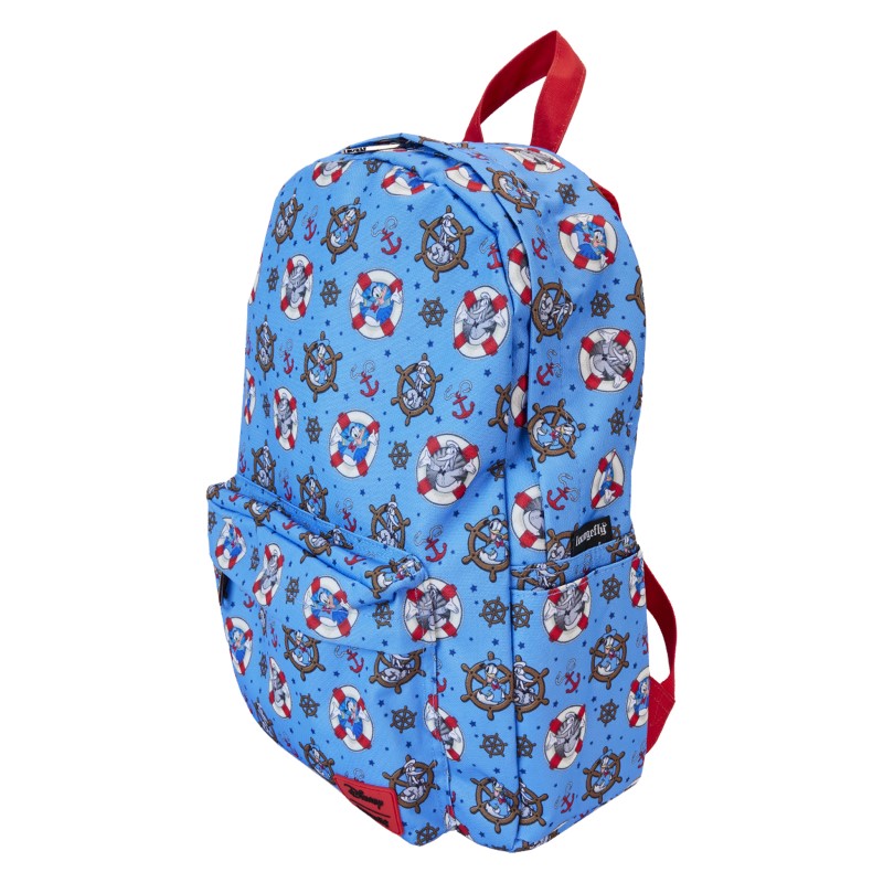 Disney Loungefly Sac A Dos Nylon Donald Duck 90th Anniv 