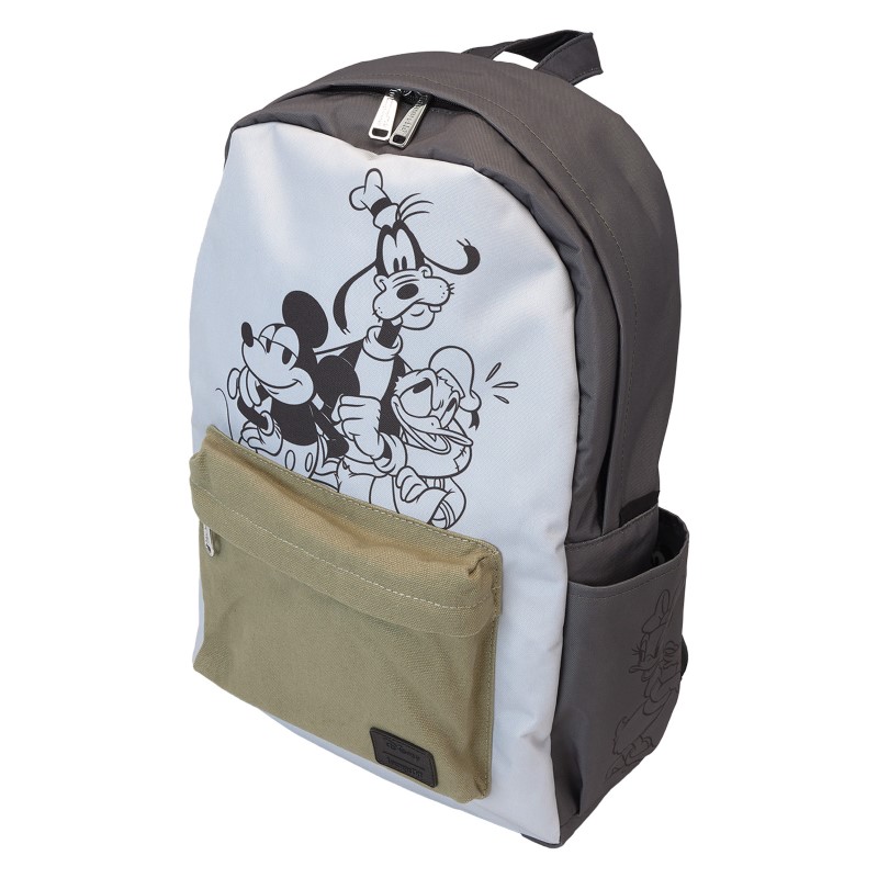 Disney Loungefly Sac A Dos Nylon Mickey And Friends Canvas