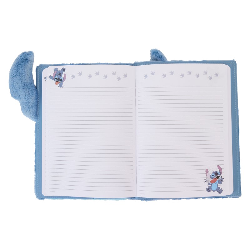 Disney Loungefly Journal Carnet Stitch Plush