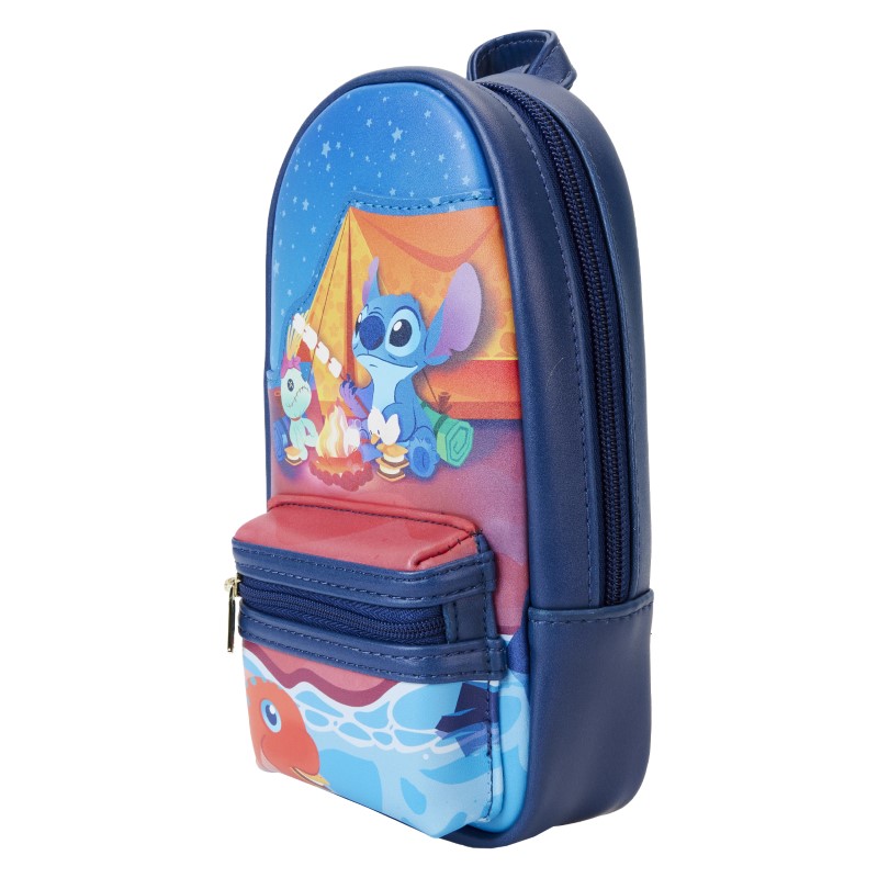 Disney Loungefly Trousse Stitch Camping Cuties