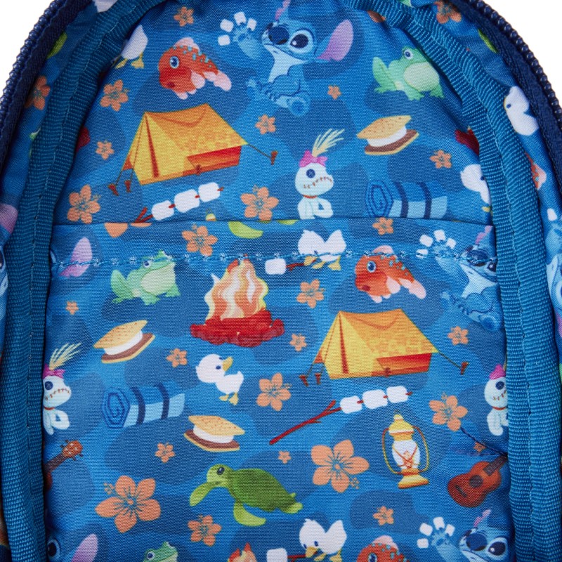 Disney Loungefly Trousse Stitch Camping Cuties