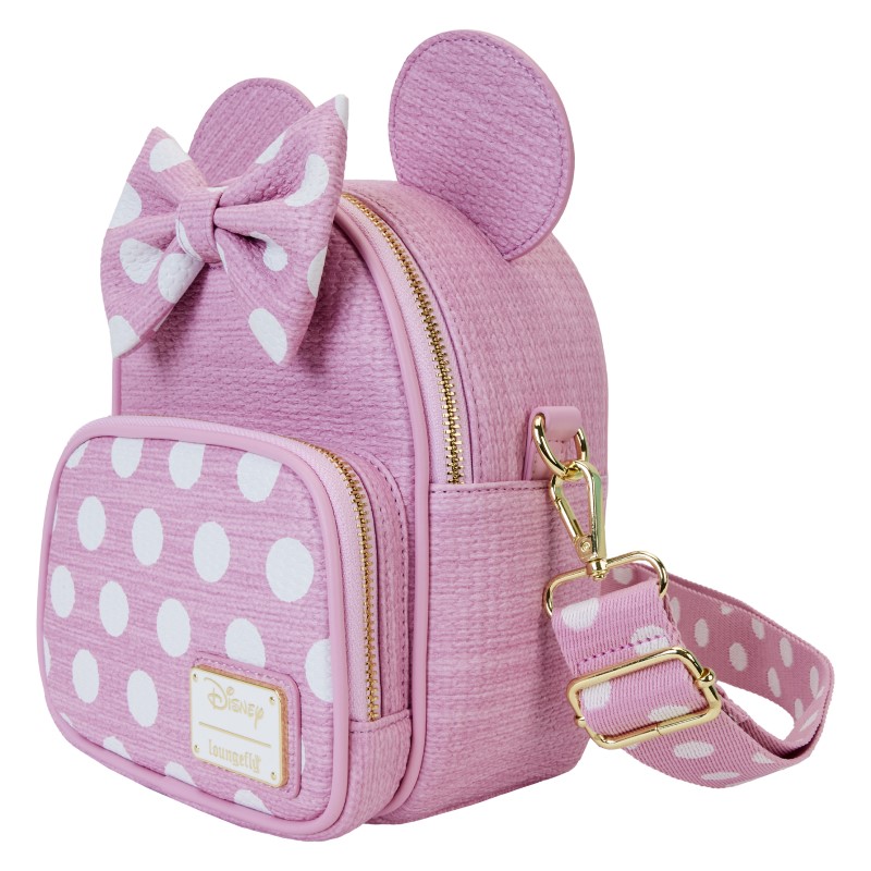 Disney Loungefly Sac A Main Convertible Minnie Straw