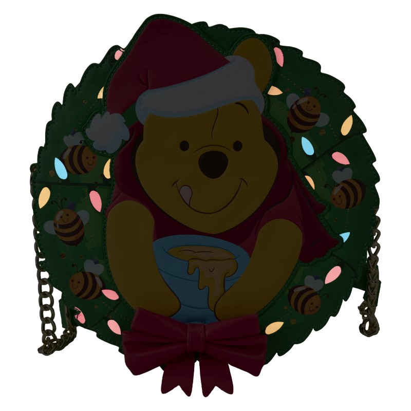 Disney Loungefly Sac A Main Winnie Stuck In Wreath 