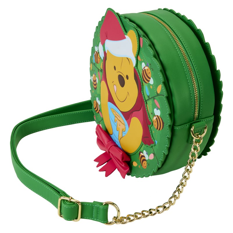 Disney Loungefly Sac A Main Winnie Stuck In Wreath 