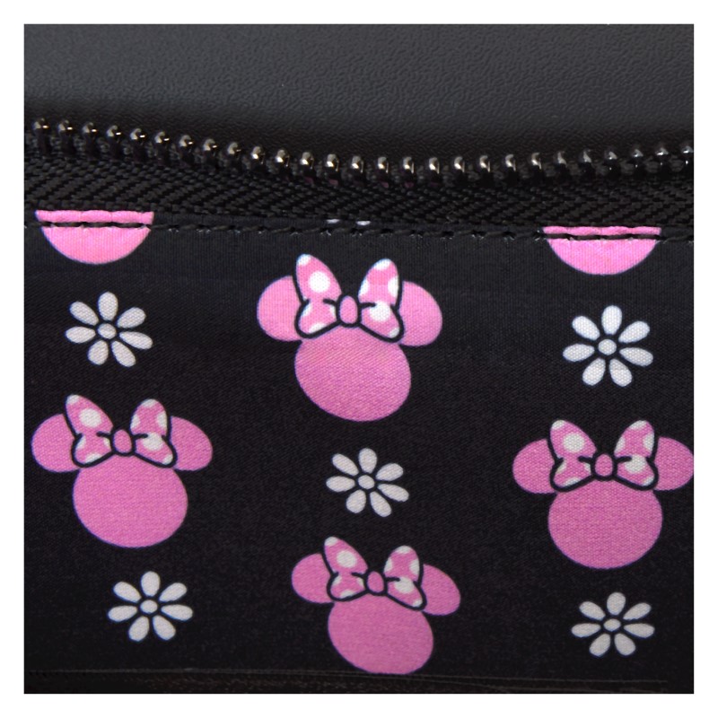 Disney Loungefly Sac A Main Minnie Floral Rock The Dots